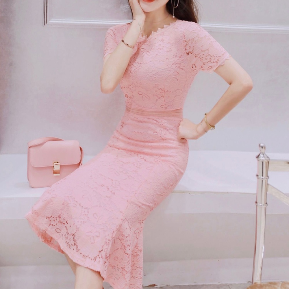 ZYHT Brand New Pink Dress